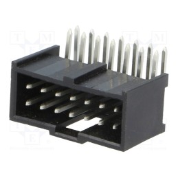 1 pcs x MOLEX - 901303114 - Socket, rectangular, male, PIN: 14, angled 90°, THT, tinned, 2.54mm