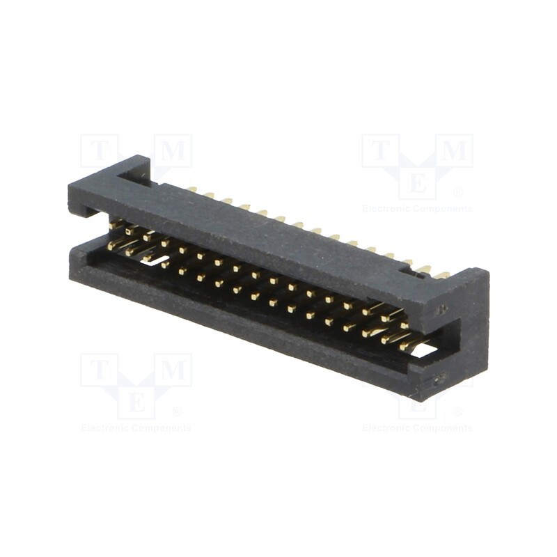 1 pcs x CONNFLY - DS1031-15-34V8B - Socket, IDC, male, PIN: 34, straight, THT, gold flash, 1.27mm