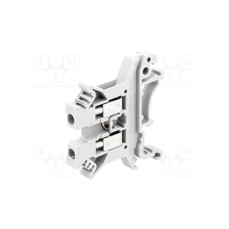 1 pcs x PHOENIX CONTACT - UK 2,5 N 3003347 - Splice terminal: rail, 0.2÷2.5mm2, ways: 1, terminals: 2, grey, 800V