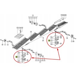 618254 00 wooden bearing of the shaker shaft