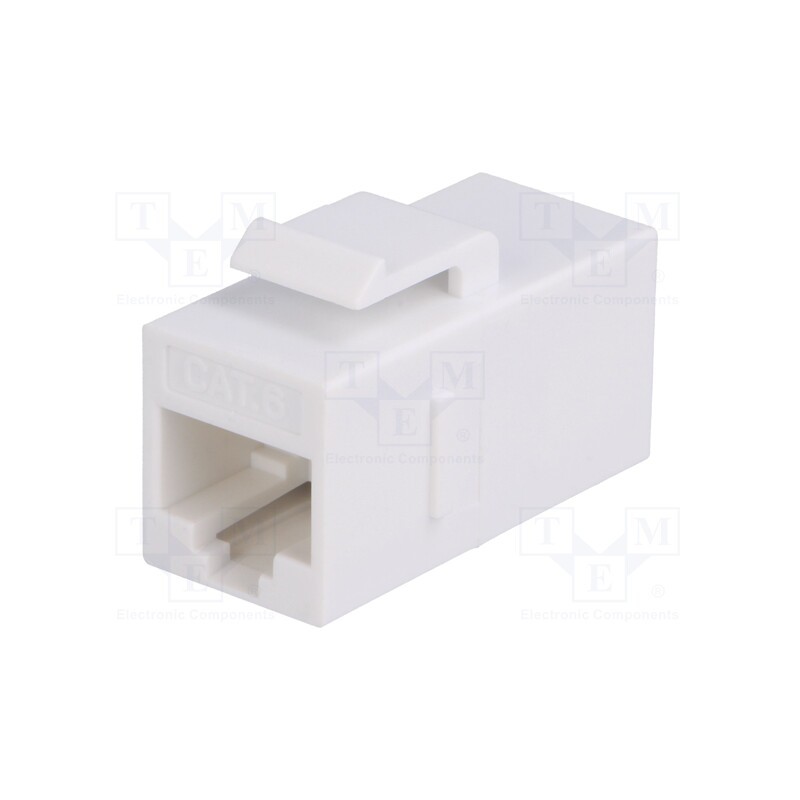 1 pcs x LOGILINK - NK4012W - Socket, coupler, Cat: 6, Keystone,unshielded, Layout: 8p8c, white