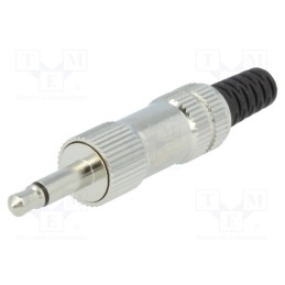 1 pcs x LUMBERG - KLS 22 - Plug, Jack 3,5mm, male, mono,with strain relief, ways: 2, straight
