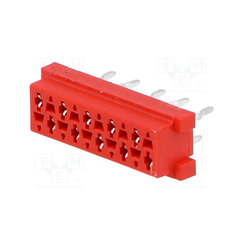 1 pcs x TE Connectivity - 8-215079-0 - Micro-MaTch, socket, female, PIN: 10, THT, on PCBs, Layout: 2x5