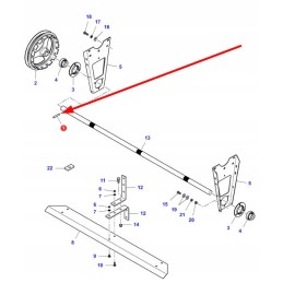 La13917170 sprocket for the shaker wheel
