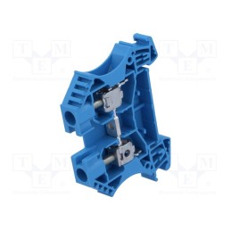 1 pcs x WEIDMu00dcLLER - 1020280000 WDU 6 BL - Splice terminal: rail, 6mm2, ways: 1, terminals: 2, blue, wemid, TS35