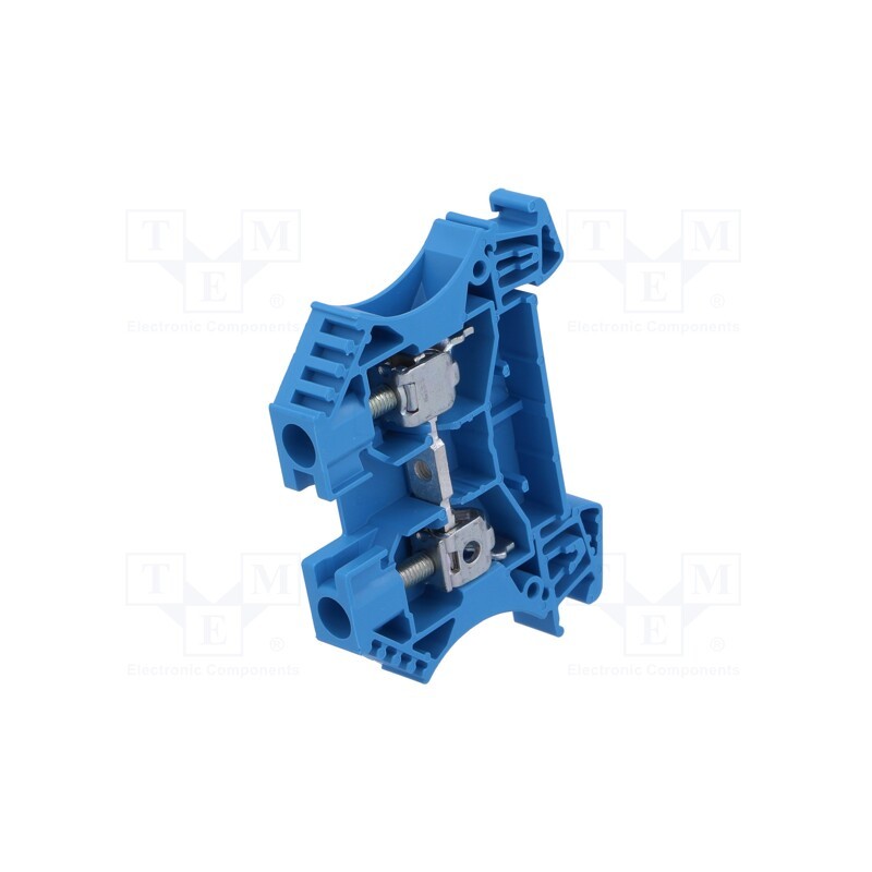 1 pcs x WEIDMu00dcLLER - 1020280000 WDU 6 BL - Splice terminal: rail, 6mm2, ways: 1, terminals: 2, blue, wemid, TS35