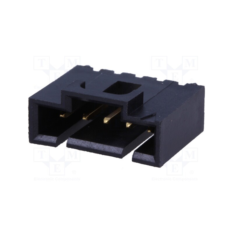 1 pcs x MOLEX - 705430004 - Socket, wire-board, male, SL, 2.54mm, PIN: 5, THT, gold-plated