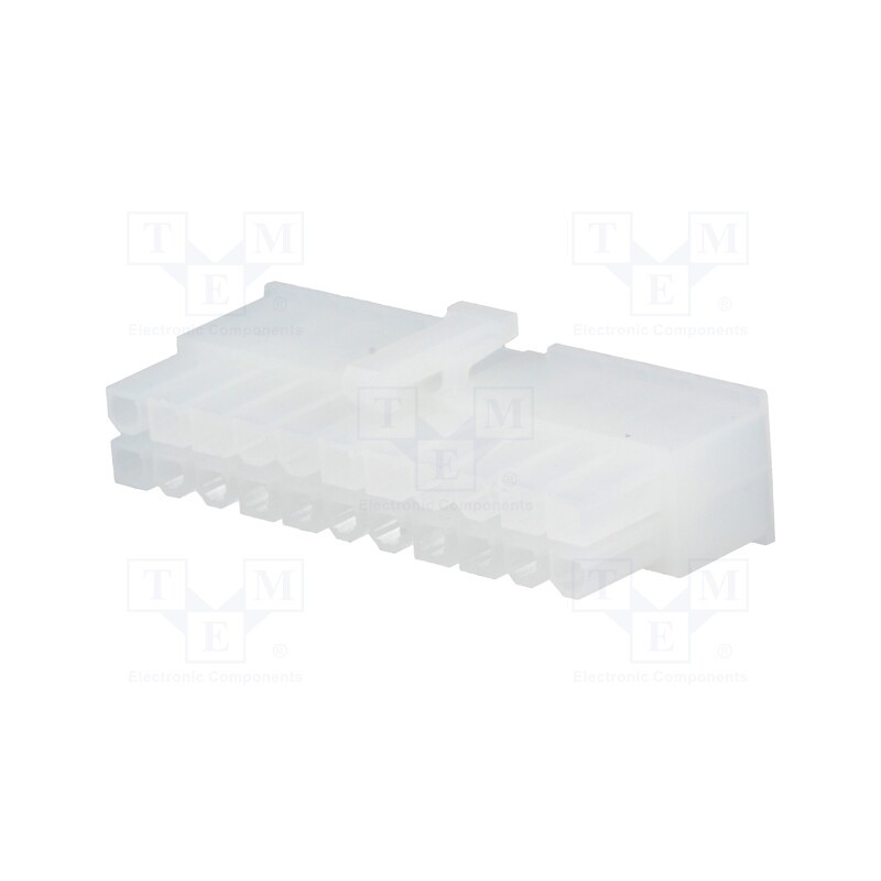 1 pcs x MOLEX - 39012220 - Plug, wire-wire/PCB, female, Mini-Fit Jr, 4.2mm, PIN: 22, for cable