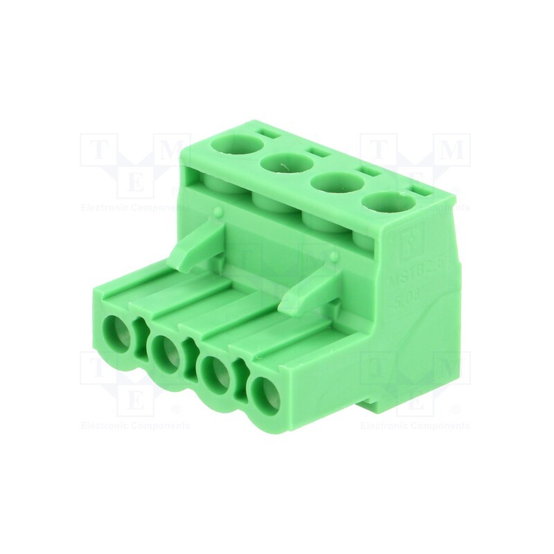1 pcs x PHOENIX CONTACT - MSTB 2,5/ 4-ST-5,08 1757035 - Pluggable terminal block, 5.08mm, ways: 4, straight, plug, female