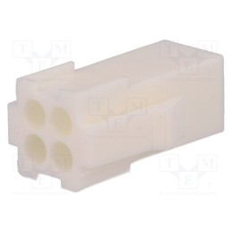 1 pcs x TE Connectivity - 794939-1 - Plug, wire-wire, male, Mini Universal MATE-N-LOK, 4.14mm, PIN: 4