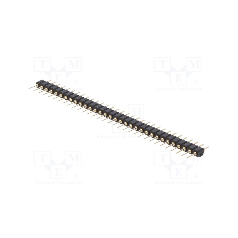 1 pcs x CONNFLY - DS1004-1X32F1-2 - Pin header, pin strips, male, PIN: 32, straight, 2.54mm, THT, 1x32
