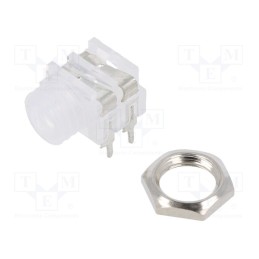 1 pcs x CLIFF - CL1384P - Socket, Jack 3,5mm, female, mono, ways: 2, angled 90°, THT, S6