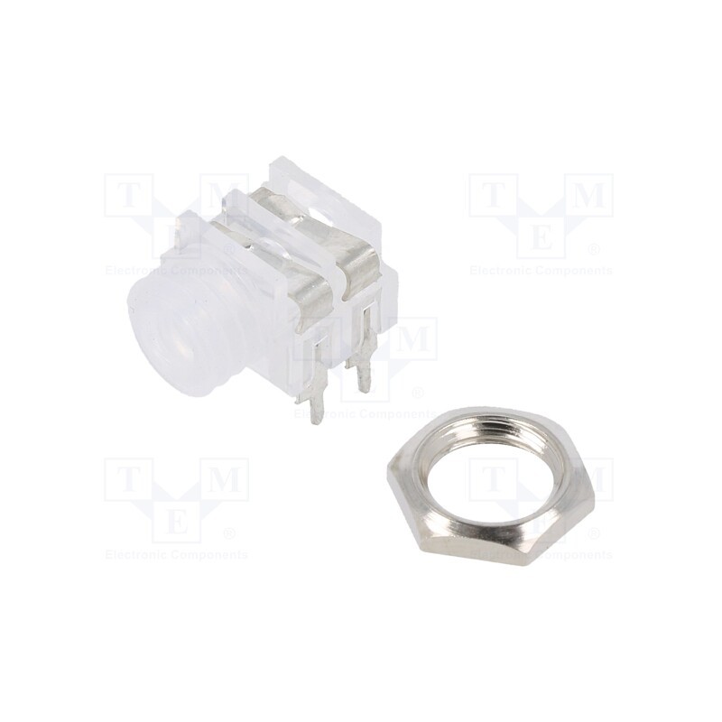 1 pcs x CLIFF - CL1384P - Socket, Jack 3,5mm, female, mono, ways: 2, angled 90°, THT, S6