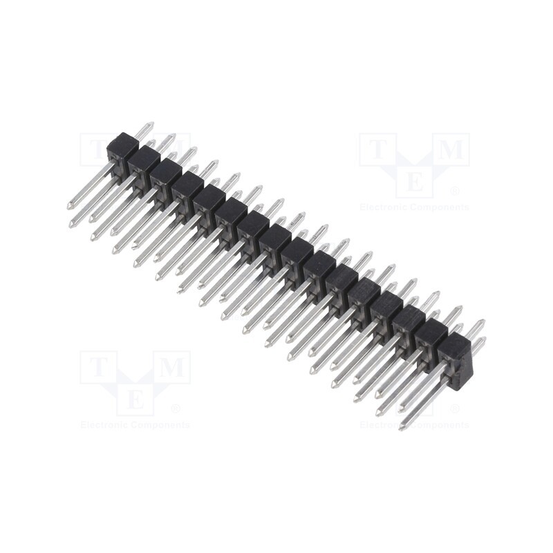 1 pcs x FISCHER ELEKTRONIK - SL22.124.32Z - Pin header, pin strips, male, PIN: 32, straight, 2.54mm, THT, 2x16