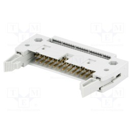 1 pcs x CONNFLY - DS1012-26LNN0A - Plug, IDC, male, PIN: 26, with ejector, IDC, for ribbon cable, 3A