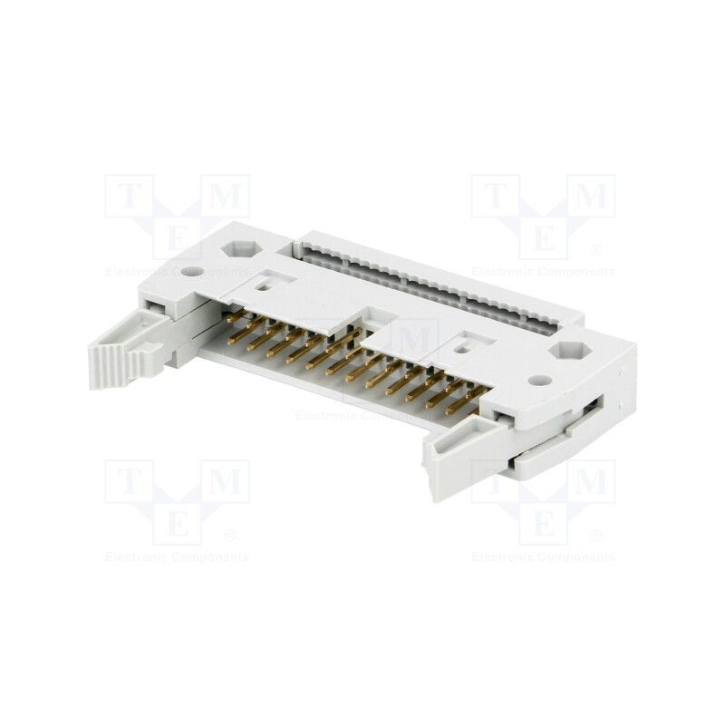 1 pcs x CONNFLY - DS1012-26LNN0A - Plug, IDC, male, PIN: 26, with ejector, IDC, for ribbon cable, 3A