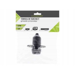 3-pin trailer socket, plastic