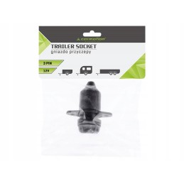 3-pin trailer socket, plastic