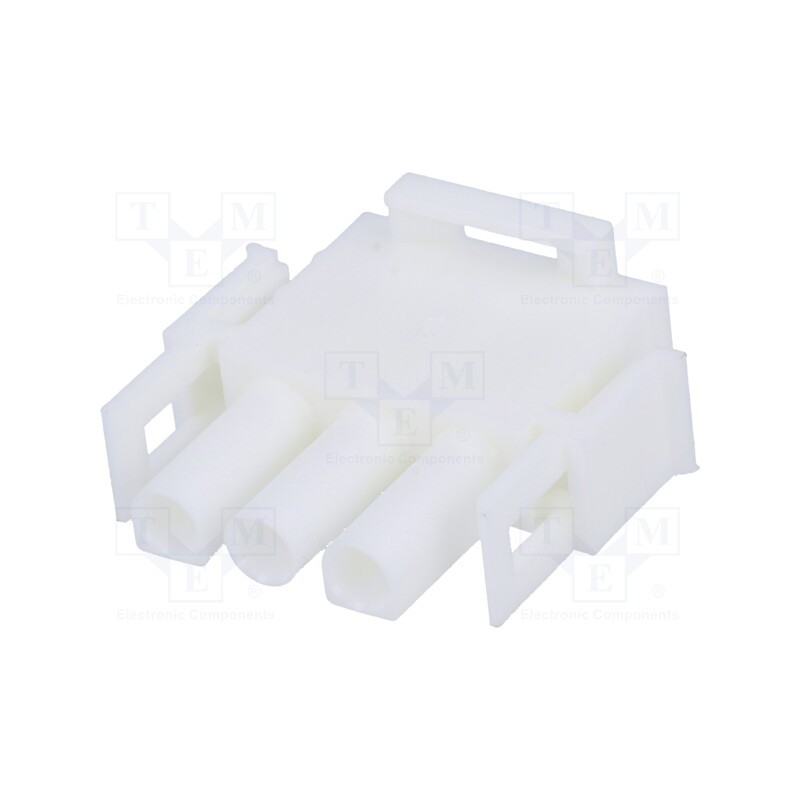 1 pcs x TE Connectivity - 350766-4 - Plug, wire-wire, male/female, Universal MATE-N-LOK, 6.35mm, PIN: 3