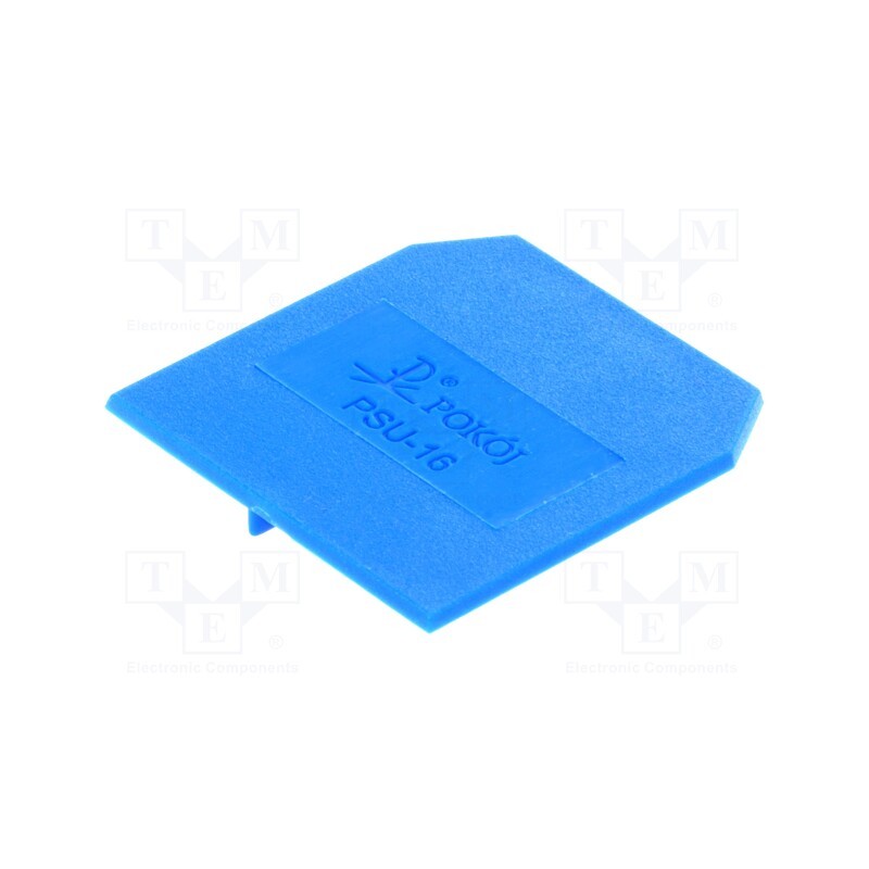 1 pcs x POKu00d3J - A41-0306 - End/partition plate, blue, Width: 1.5mm, polyamide, -25÷100°C