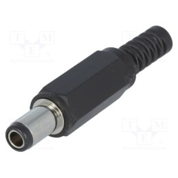 1 pcs x NINIGI - PC-2.8/5.5 - Plug, DC supply, female, 5.5/2.8mm, 5.5mm, 2.8mm, for cable, 9mm