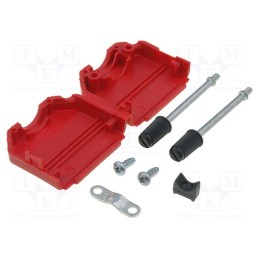 1 pcs x ENCITECH - 6353-0103-02 - Enclosure: for D-Sub connectors, D-Sub 15pin,D-Sub HD 26pin