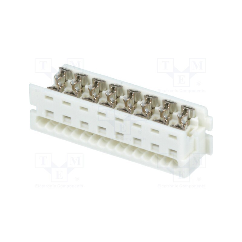 1 pcs x MOLEX - 903270316 - Plug, wire-board, female, PIN: 16, 1.27mm, IDC, for ribbon cable