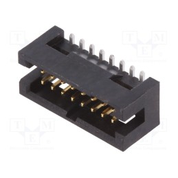 1 pcs x Amphenol Communications Solutions - 20021221-00016C4LF - Socket, IDC, Minitek127®, male, PIN: 16, vertical, 1.27mm, SMT,