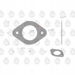 Exhaust pipe tip gasket c 330 10 pcs