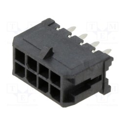 1 pcs x MOLEX - 430450828 - Socket, wire-board, male, Micro-Fit 3.0, 3mm, PIN: 8, Layout: 2x4