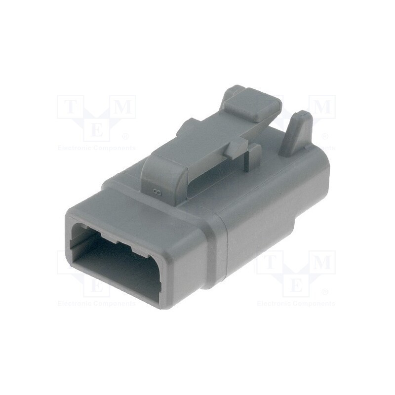 1 pcs x DEUTSCH - DTM06-3S - Connector: wire-wire, DTM, female, plug, for cable, PIN: 3, grey