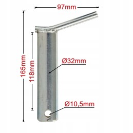 Hitch pin c 385 83453039 32mm
