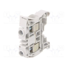 1 pcs x TE Connectivity - 1SNK510010R0000 (ZS16) - Splice terminal: rail, 0.5÷16mm2, ways: 1, terminals: 2, grey, SNK