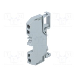 1 pcs x WAGO - 281-901 - Splice terminal: rail, 0.08÷4mm2, ways: 1, terminals: 2, grey, 281