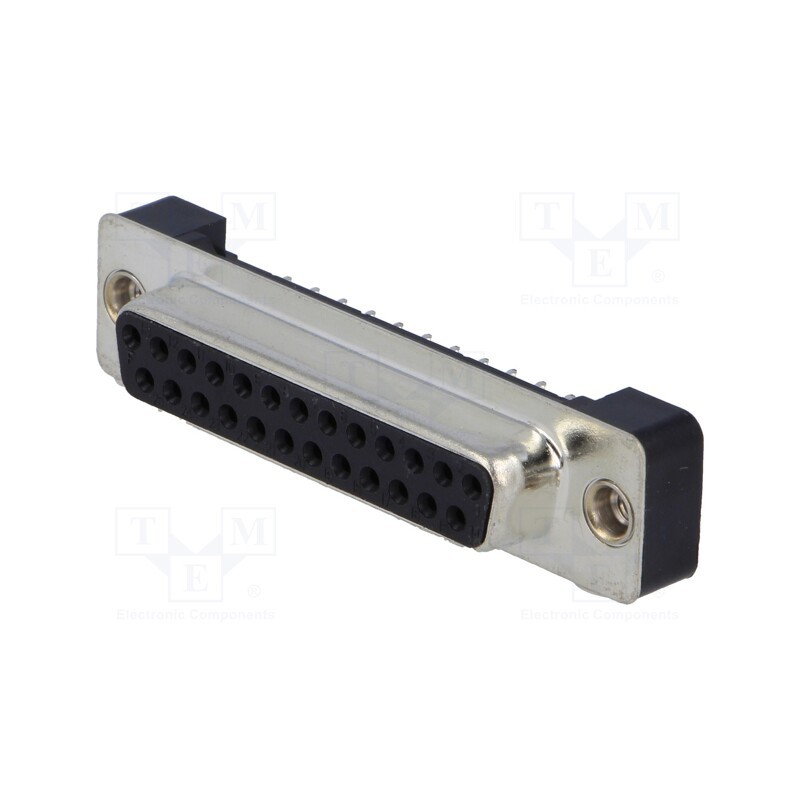 1 pcs x ADAM TECH - DB25-SA-M2 - D-Sub, PIN: 25, socket, female, straight, THT, UNC 4-40, 5A, 250V