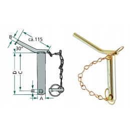 Lower link pin 12861