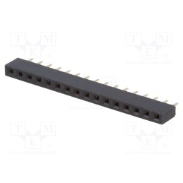 1 pcs x NINIGI - ZL305-16 - Socket, pin strips, female, PIN: 16, straight, 2.54mm, THT, 1x16