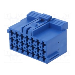 1 pcs x TE Connectivity - 1-967625-6 - Connector: automotive, JPT, female, plug, for cable, PIN: 21, blue