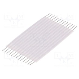 1 pcs x TE Connectivity - 1-1437130-0 - Connector: jumper cable, Cable ph: 1.27mm, L: 25.4mm, straight