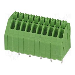 1 pcs x PHOENIX CONTACT - PTSA 0,5/ 6-2,5-Z 1990041 - PCB terminal block, angled 45°, 2.5mm, ways: 6, on PCBs, terminal