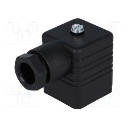 1 pcs x HIRSCHMANN - 931965100 GDM 2009 SCHWARZ - Connector: valve connector, plug, form A, 18mm, female, PIN: 3, PG9