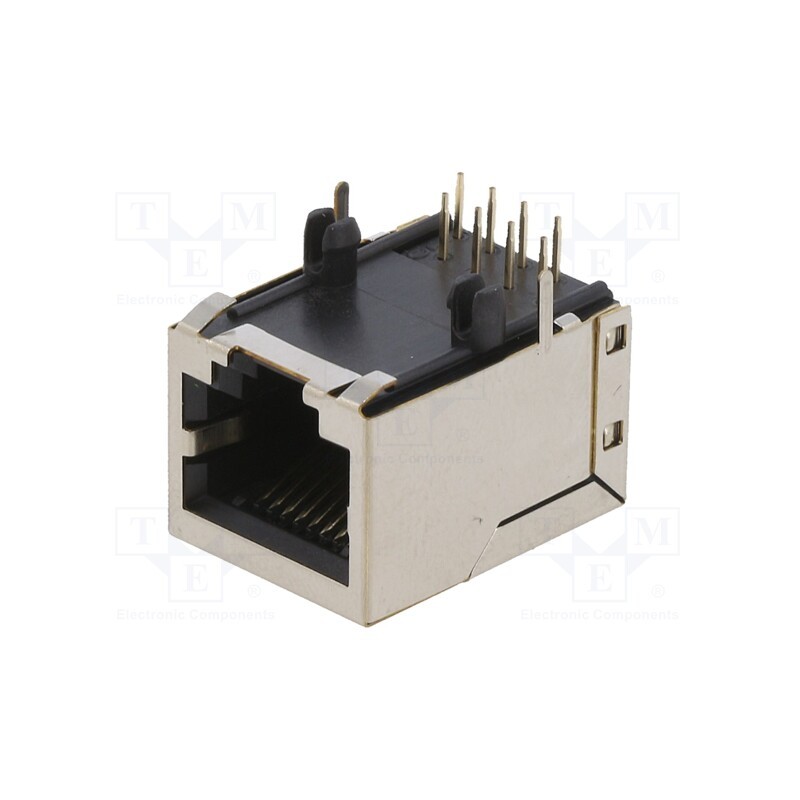 1 pcs x PHOENIX CONTACT - 1149868 - Socket, RJ45, PIN: 8, gold-plated, Layout: 8p8c, on PCBs, THT