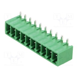 1 pcs x AMPHENOL ANYTEK - OQ1012510000G - Pluggable terminal block, 3.5mm, ways: 10, angled 90°, socket