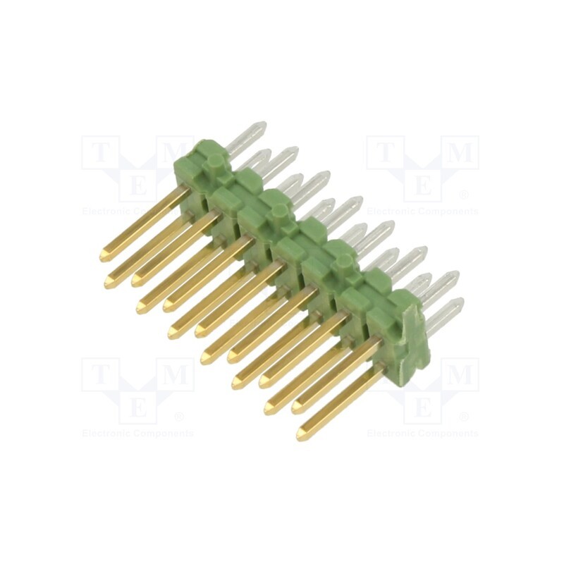 1 pcs x TE Connectivity - 825440-7 - Pin header, pin strips, AMPMODU, male, PIN: 14, straight, 2.54mm
