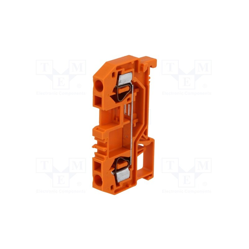 1 pcs x WAGO - 281-902 - Splice terminal: rail, 0.08÷4mm2, ways: 1, terminals: 2, orange