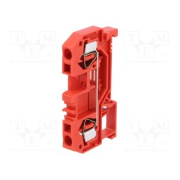 1 pcs x WAGO - 281-903 - Splice terminal: rail, 0.08÷4mm2, ways: 1, terminals: 2, red, 281