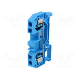 1 pcs x WAGO - 281-904 - Splice terminal: rail, 0.08÷4mm2, ways: 1, terminals: 2, blue, 281