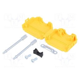 1 pcs x MH CONNECTORS - MHDPPK15-Y-K - Enclosure: for D-Sub connectors, D-Sub 15pin,D-Sub HD 26pin