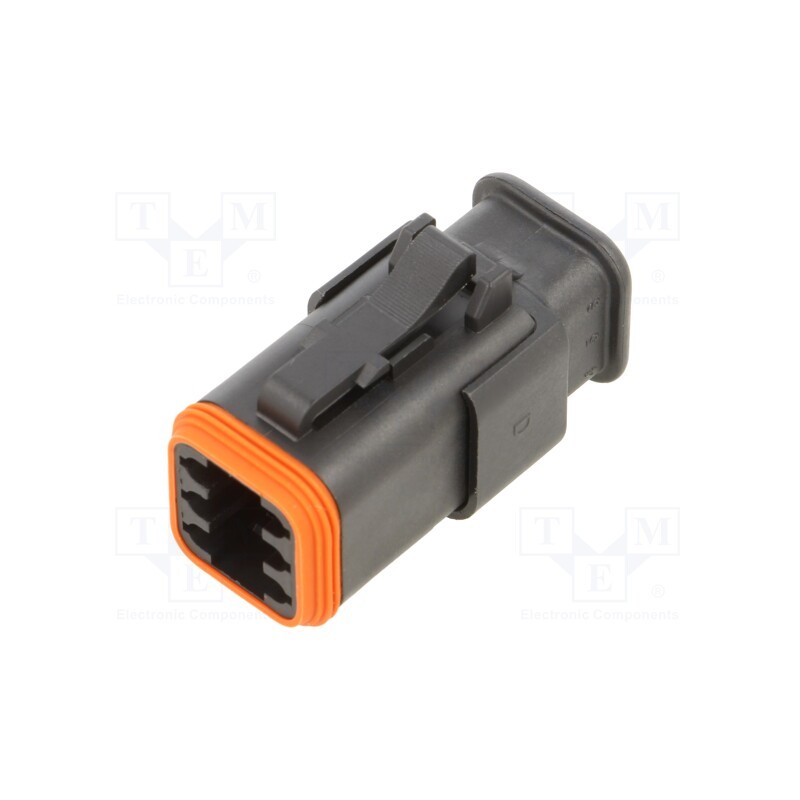 1 pcs x AMPHENOL - AT06-6S-SR01BLK - Connector: wire-wire, AT, female, plug, for cable, PIN: 6, black