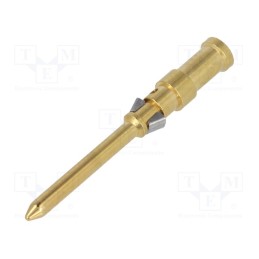 1 pcs x HARTING - 9150006125 - Contact, male, copper alloy, nickel plated,gold-plated, 0.75mm2
